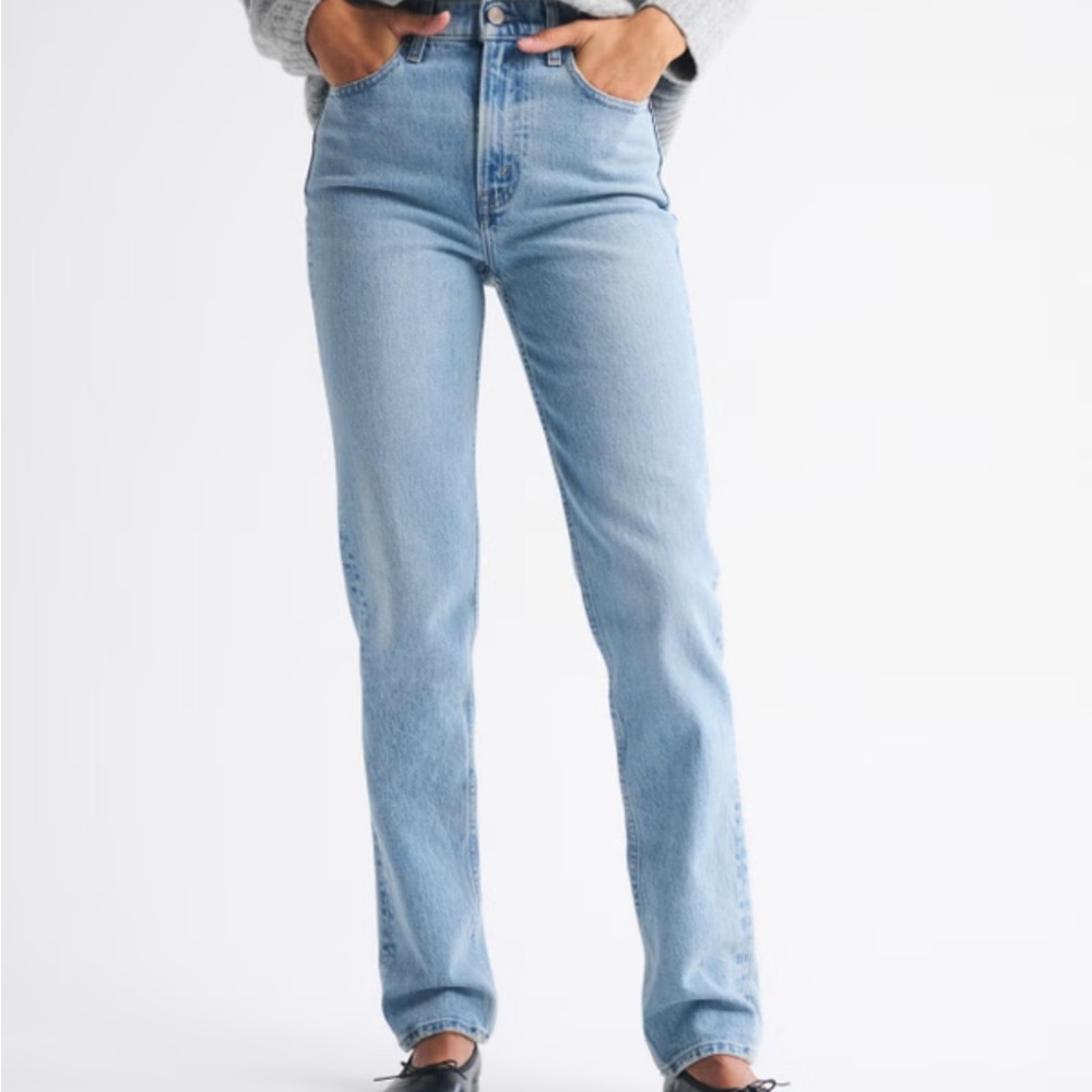 Abercrombie & Fitch 90s Straight ultra high rise jeans